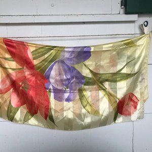 Vintage Holland tulip scarf
